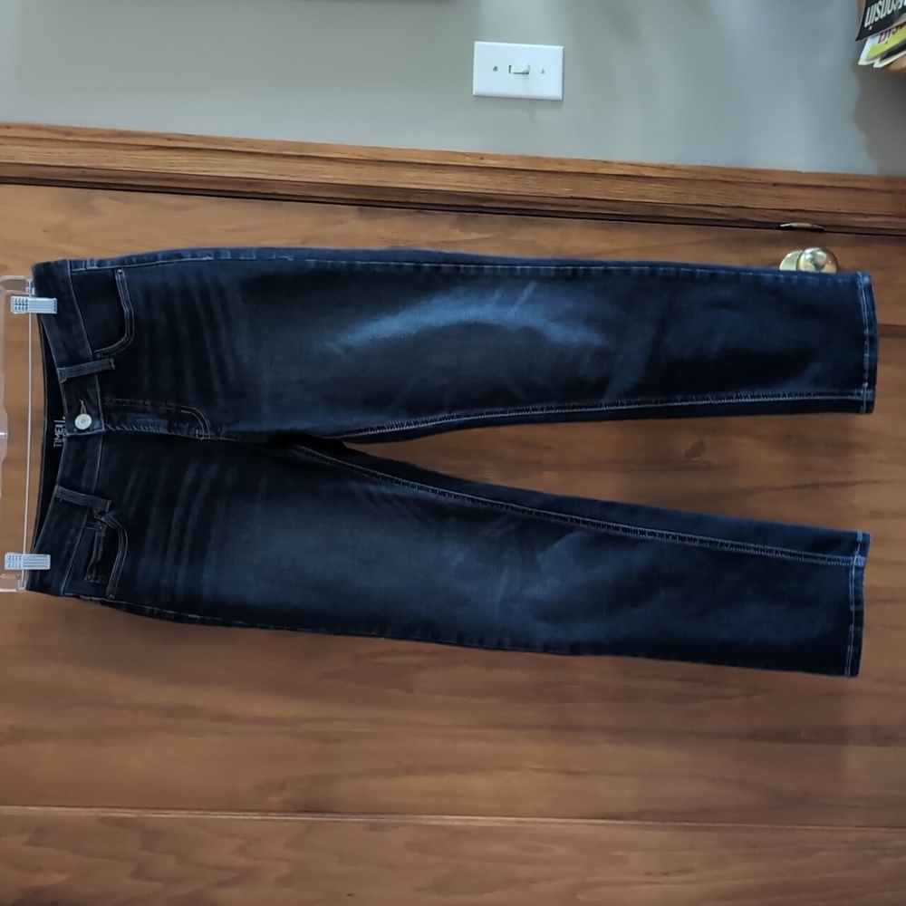 Time and Tru Women's Dark Wash Straight Jeans, Size 6